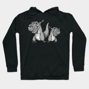 Dabbing T-Rex Matching Dinosaur - Family Dab Hoodie